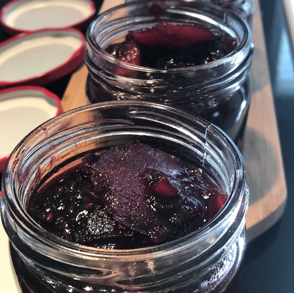 Confiture de Pommes et Mûres 2