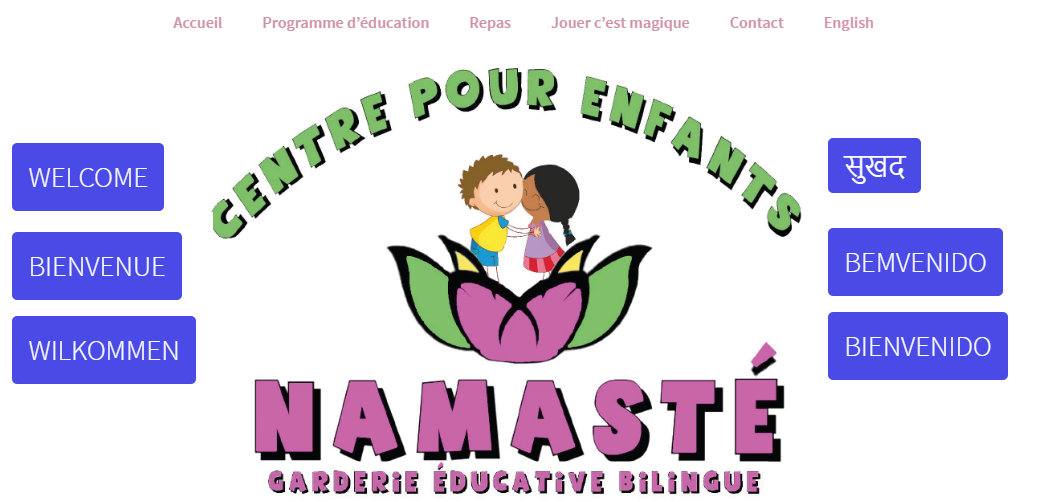 CPE Namasté Garderie Éducative Bilingue en Ligne CPE Namasté Garderie Éducative Bilingue en Ligne