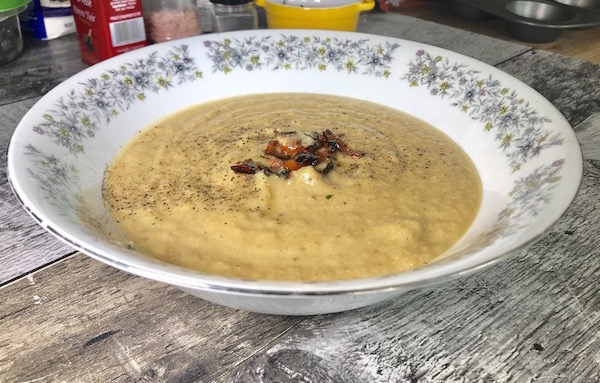 Crème de Chou-fleur, Poivrons et Curcuma 4