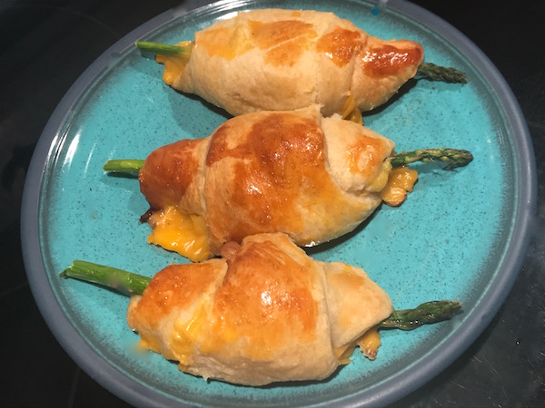 Croissants Fromage, Bacon et Asperges 4