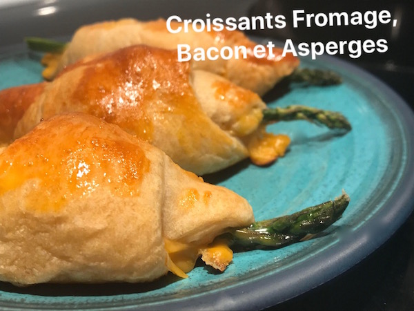 Croissants Fromage, Bacon et Asperges 6