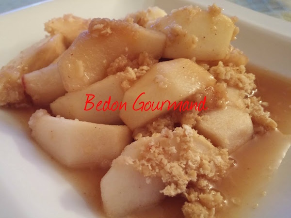 Croustades aux Pommes et à L'érable 2