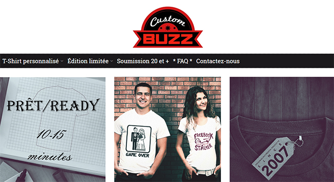 Custom Buzz en Ligne