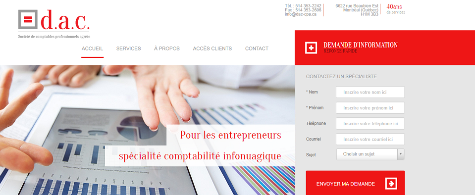 Dumont, Aubin, Côté Inc. en Ligne