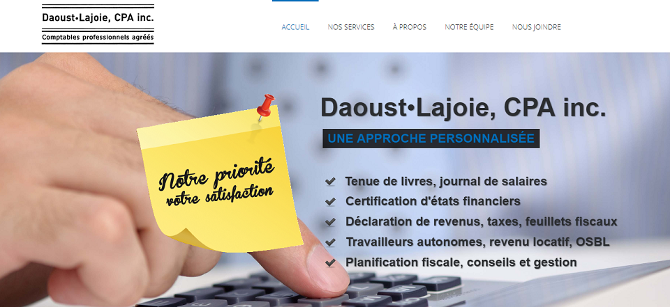 Daoust-Lajoie CPA Inc. en Ligne 