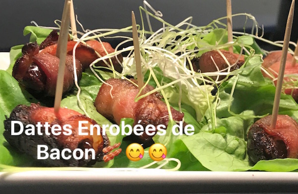 Dattes Enrobées de Bacon