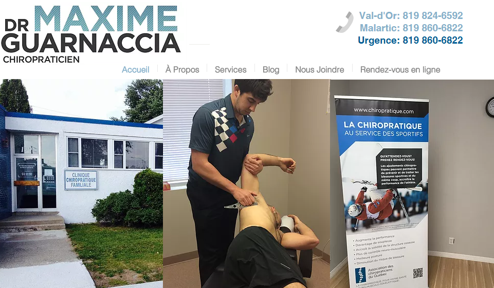 Dr. Maxime Guarnaccia Chiropraticien en Ligne