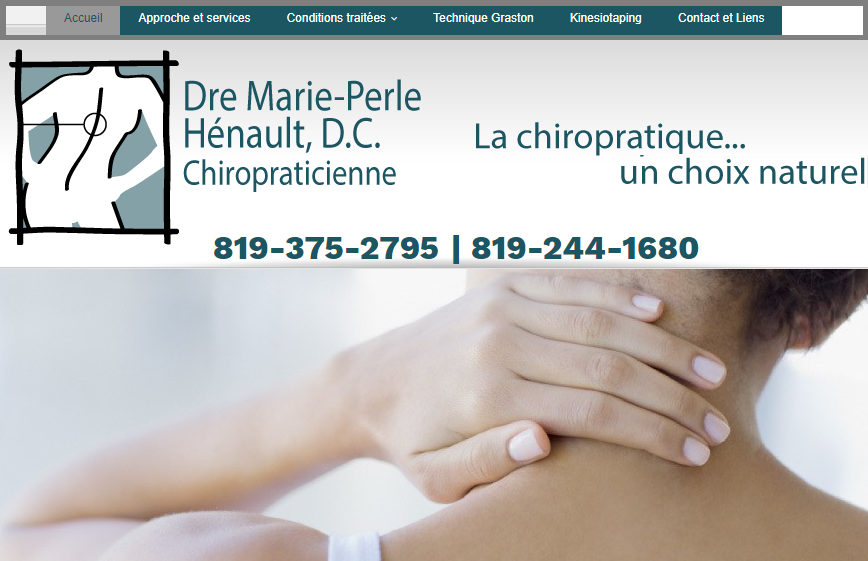 Dre Marie-Perle Hénault, Chiropraticienne D.C en Ligne