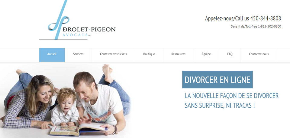 Drolet Pigeon Avocats Inc. en Ligne 