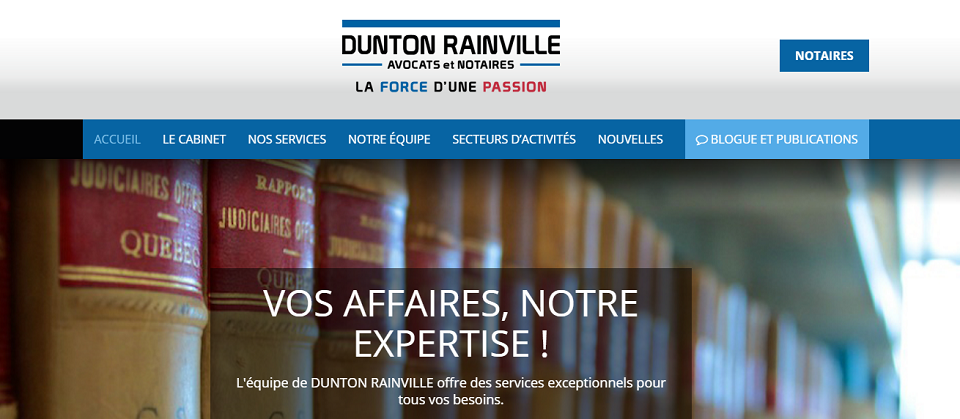 Dunton Rainville Avocats et Notaires en Ligne 