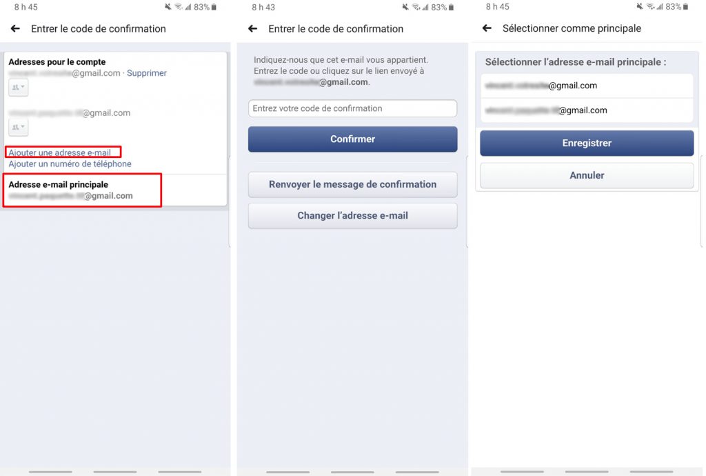 Comment Modifier son Adresse Courriel Principale sur son Compte Facebook
