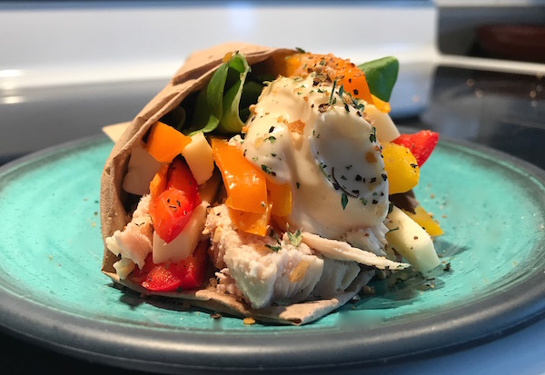 Fajitas au Poulet, Fromage et Légumes