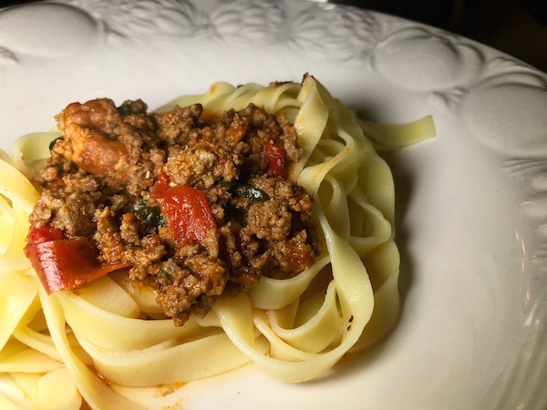 Fettuccine Sauce à la Viande 4 Fettuccine Sauce à la Viande 4