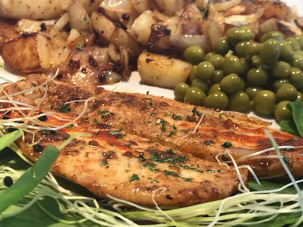 Filet de Sole avec Pommes de Terre Rôties  1