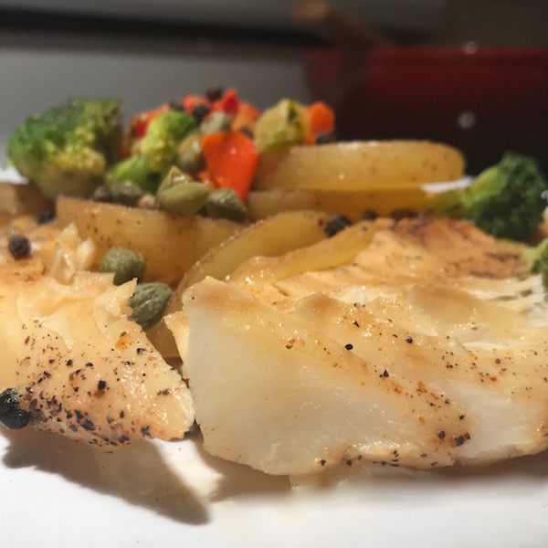 Filet de Morue en Papilotte avec Légumes 7