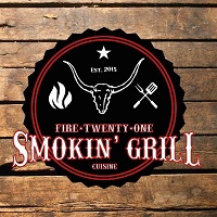 Logo Fire Twenty One Smokin' Grill