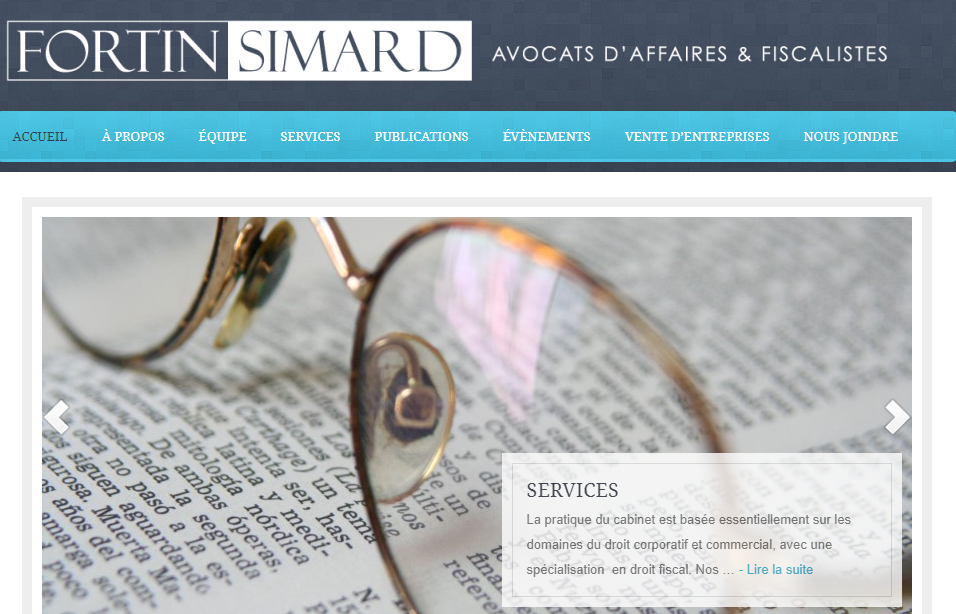 Fortin Simard Avocats d'Affaires & Fiscalistes en Ligne 
