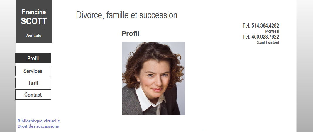 Francine Scott Avocate en Ligne 