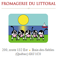 Annuaire Fromagerie du Littoral