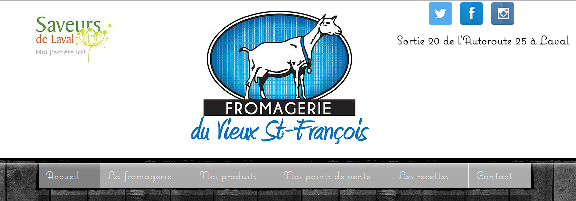 Fromagerie du Vieux St-François en Ligne