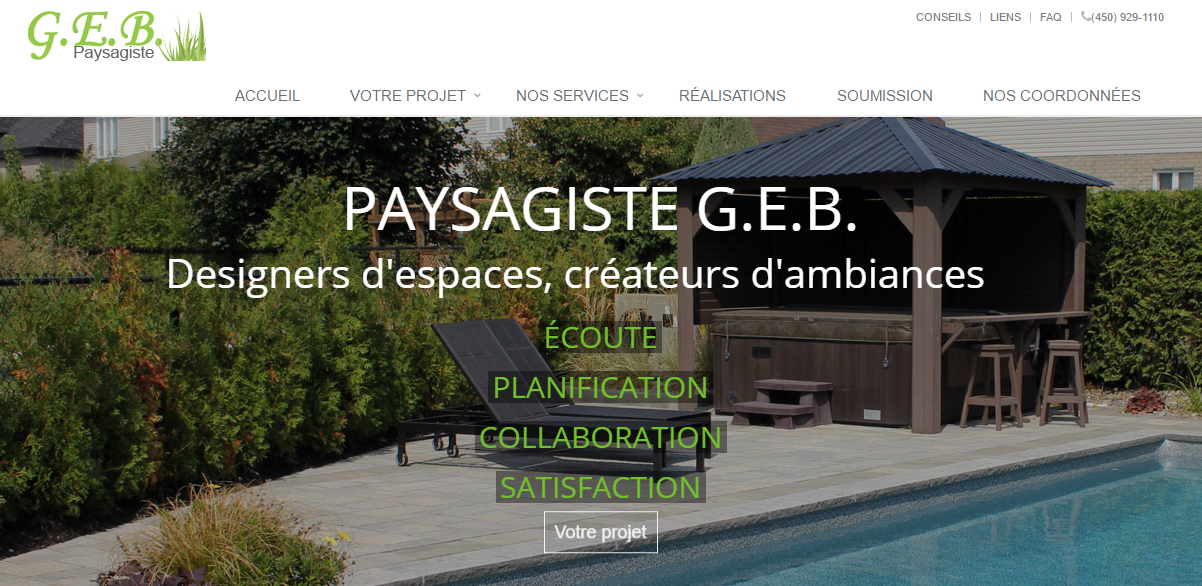 Paysagiste G.E.B en Ligne