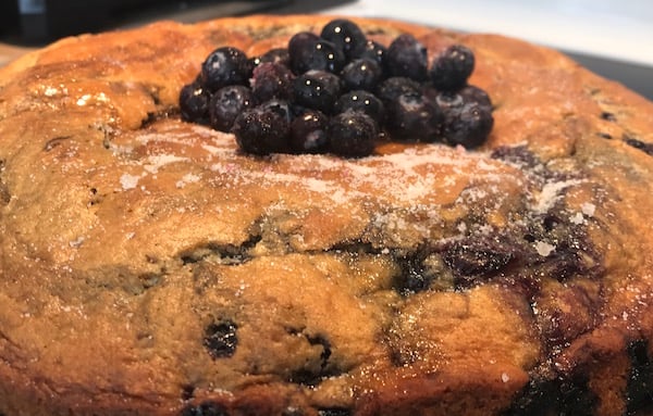 Gâteau aux Bleuets et Sirop D'érable