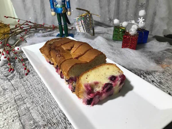  Gâteau aux Canneberges pour Noel 1