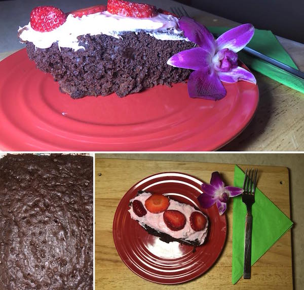 Gâteau Chocolat et Fraises 11