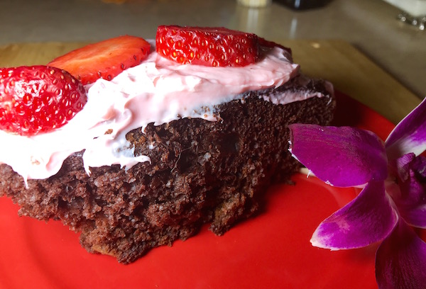 Gâteau Chocolat et Fraises 12