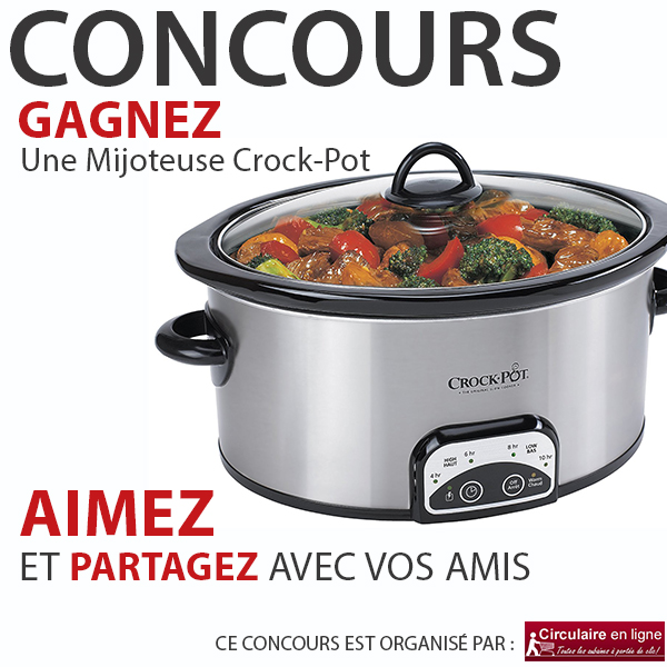 GAGNEZ Une Mijoteuse Crock-Pot GAGNEZ Une Mijoteuse Crock-Pot