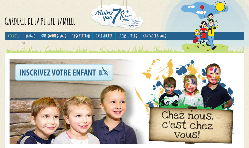 Garderie de la Petite Famille en Ligne