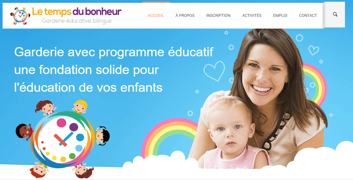 Garderie le Temps du Bonheur en Ligne Garderie le Temps du Bonheur en Ligne