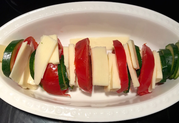 Gratin de Zucchinis, Tomates