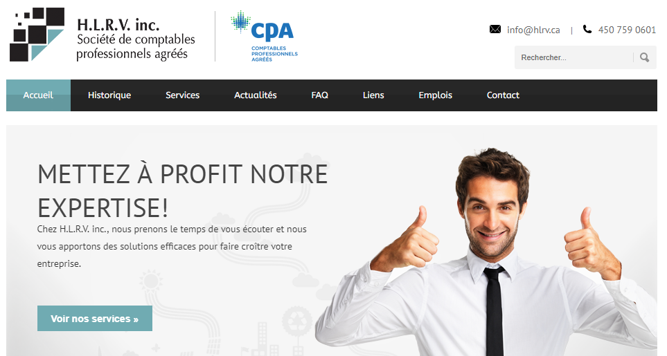 H.L.R.V. Inc. CPA en Ligne