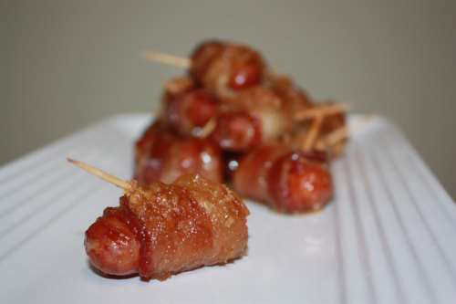Hors-d’oeuvres de Saucisses et de Bacon 1