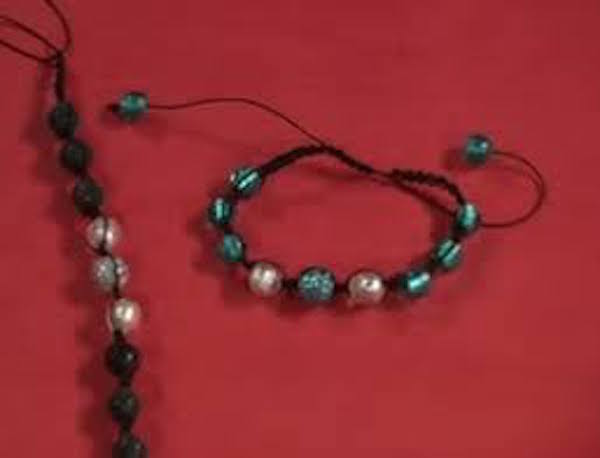Un bracelet Shamballa Turquoise