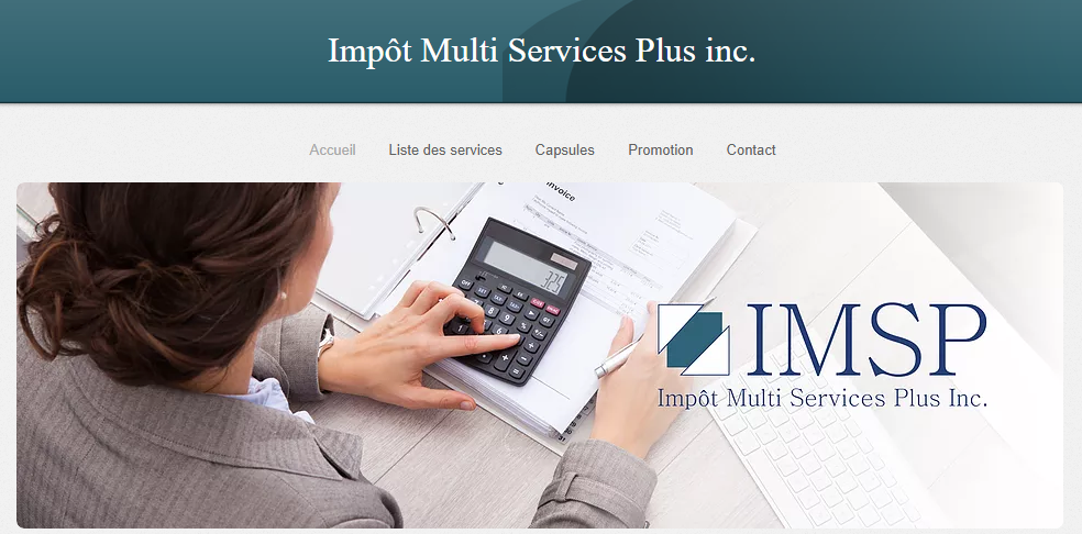 Impôt Multi Services Plus Inc. en Ligne 