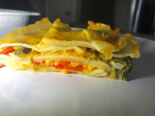 Lasagne Crème de Champignons et Légumes 