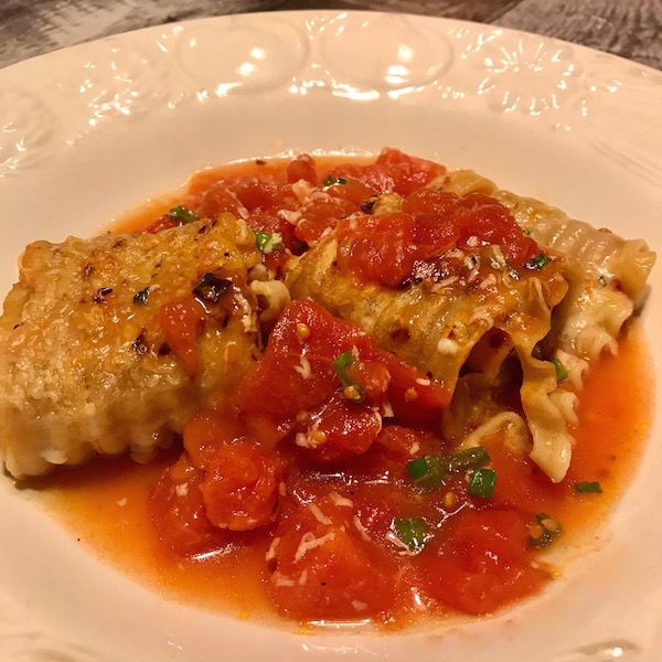 Lasagnes Farcies avec Lanières de Boeuf, Fromage et Sauce Tomates 1