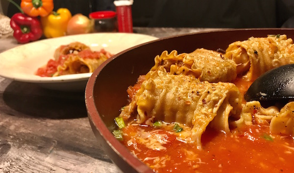 Lasagnes Farcies avec Lanières de Boeuf, Fromage et Sauce Tomates 7