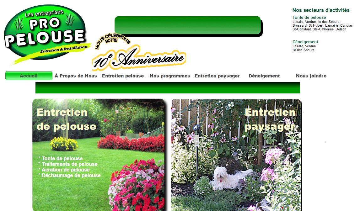 Les Entreprises Pro-Pelouse en Ligne Les Entreprises Pro-Pelouse en Ligne
