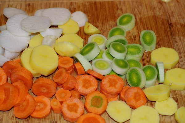 Les ingrédients du Potage