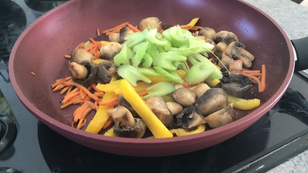 Linguine aux Légumes 