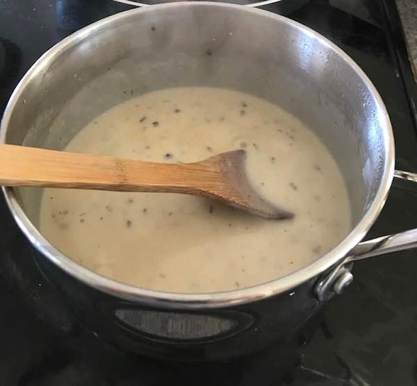 Linguine Sauce Carbonara Poulet et Bacon 3