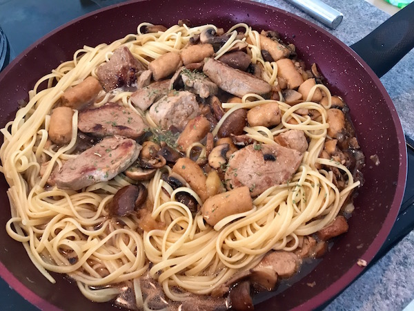 Linguini Porc et Saucisses 5