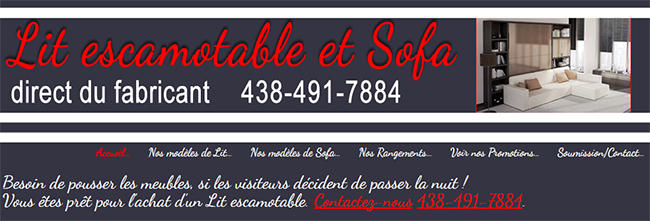 Lit escamotable et Sofa en Ligne