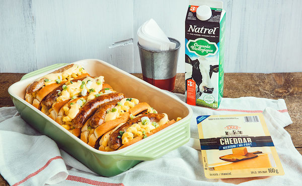Macaroni au Fromage en Hot dog Sauce au Cheddar Mi-Fort ANCO 1