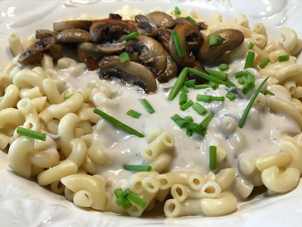 Macaronis Crème de Champignons 4
