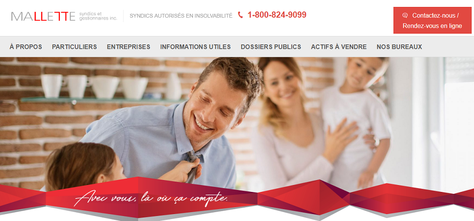 Mallette Syndics et Gestionnaires Inc. en Ligne 