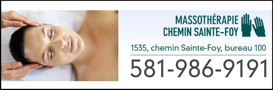 Massothérapie Chemin Ste-Foy en Ligne